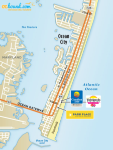 Ocean City Boardwalk Hotel Map