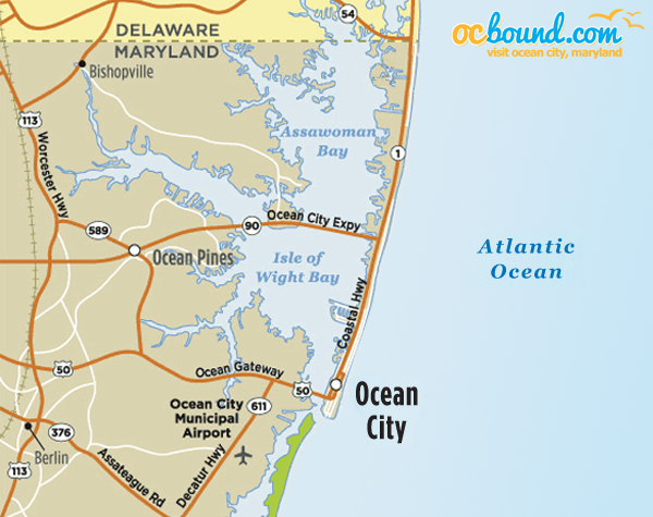 Driving Directions To Ocean City Md Ocean City Md Ocbound Com