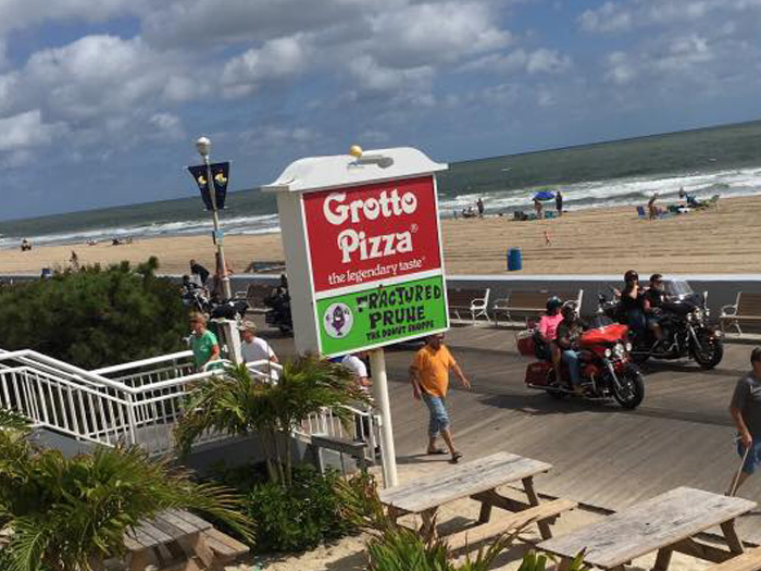 Grotto Pizza on the Boardwalk Ocean City MD