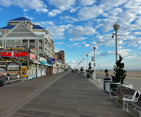 Ocean City, MD Boardwalk Live Webcam from Ocean Gallery