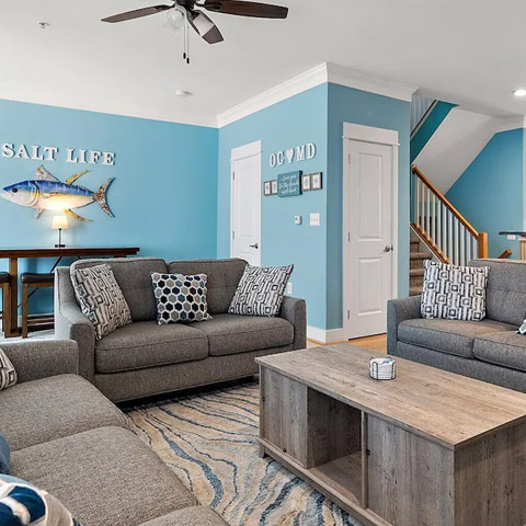 Spacious 4-Bedrooms in West Ocean City – Sleeps 10