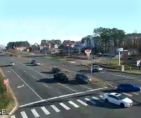 Intersection Route 50 & MD 611 in West Ocean City Traffic Cam